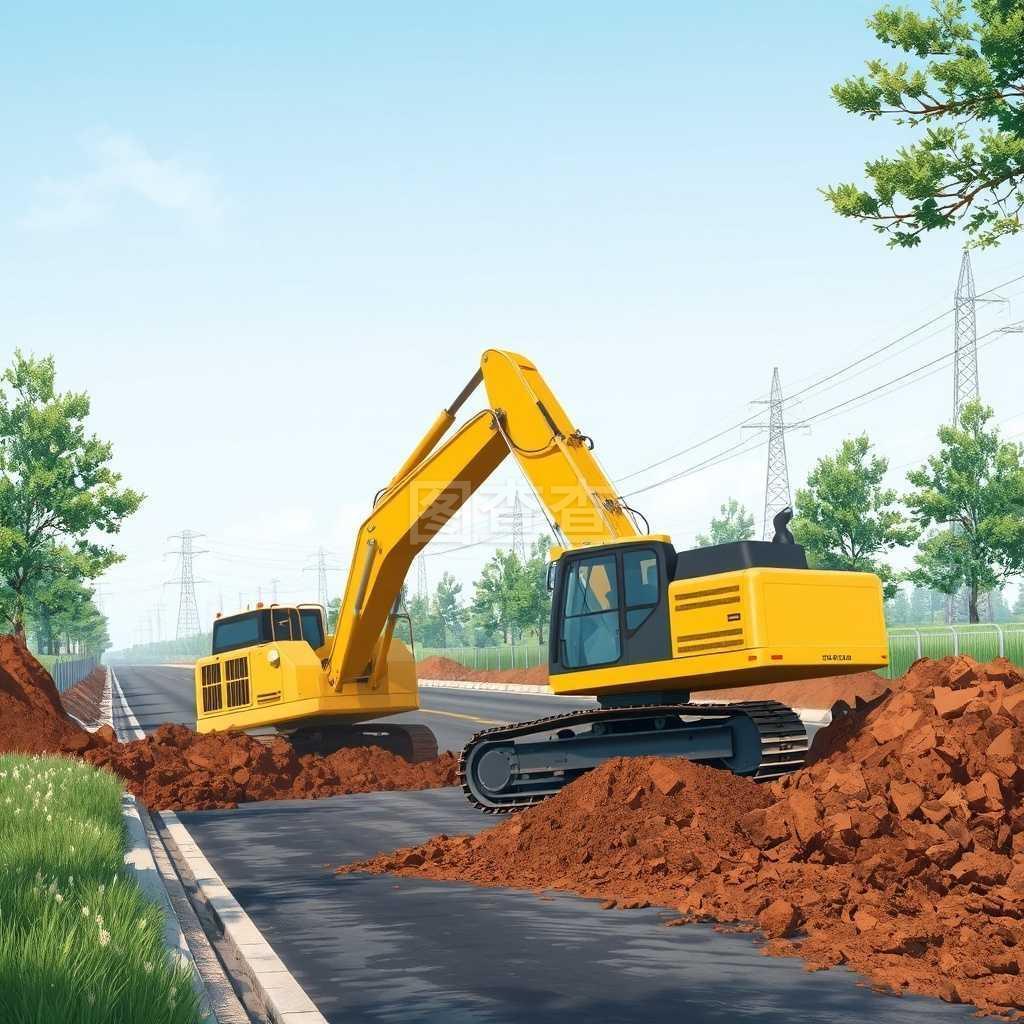 挖掘未來 道路建設(shè)中挖土機(jī)的重要角色